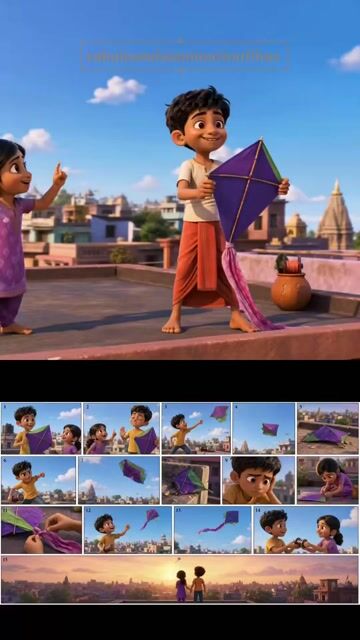 Pixar Style Animated Short Storyboard