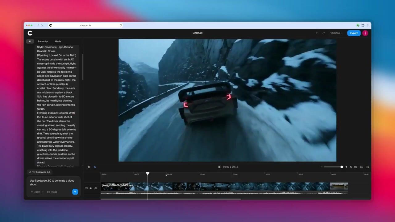 High-Octane Car Chase