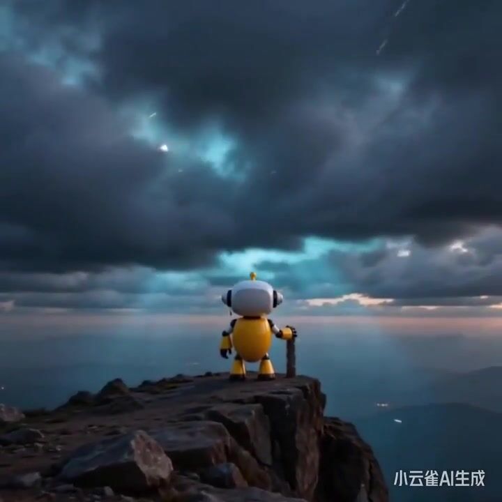 Epic Sci-Fi: Mountaintop Robot