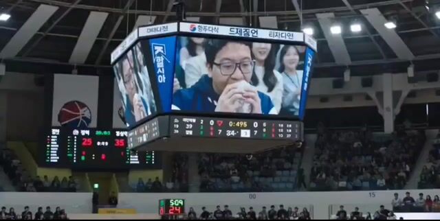 NBA 现场大屏幕反应镜头