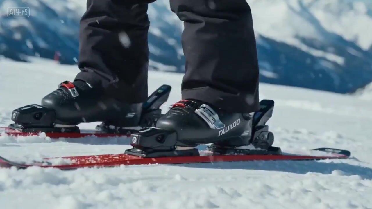 Skiing Video with Scene Breakdown