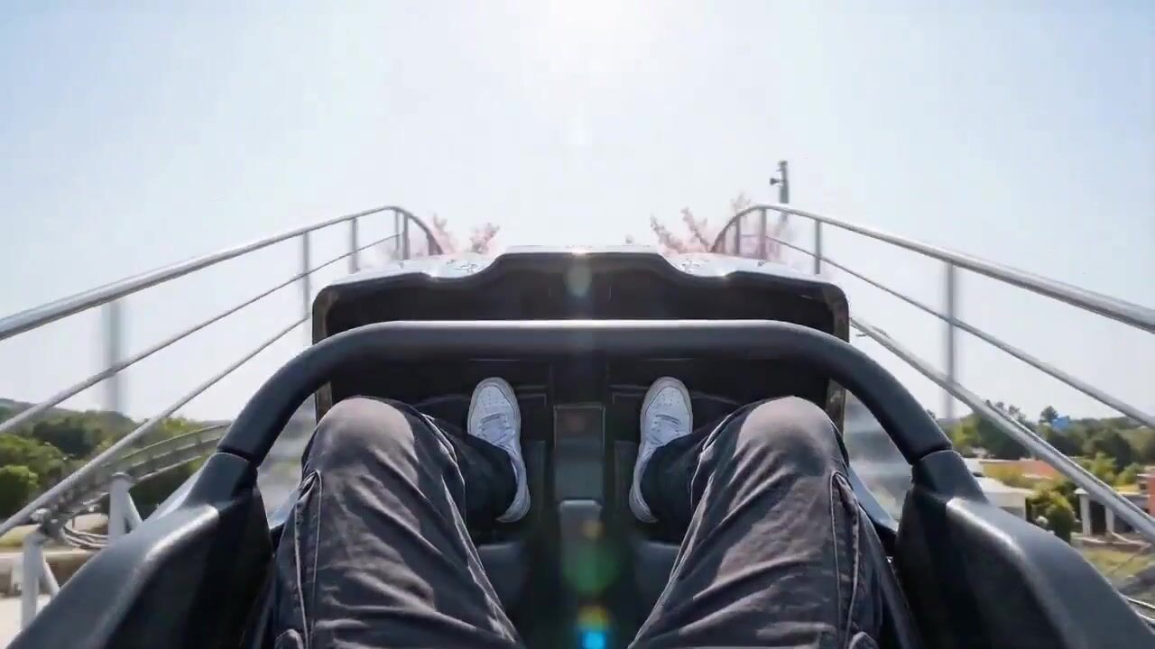 First-Person Roller Coaster with Seasons