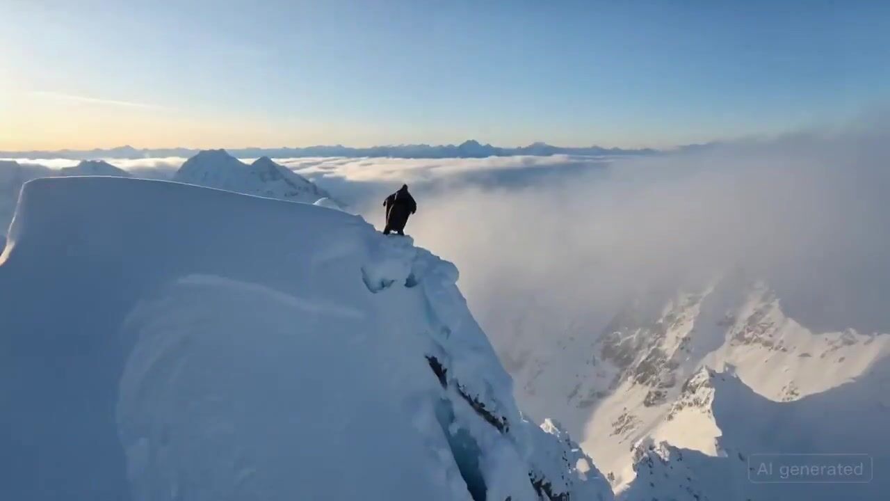 Cinematic Wingsuit Flying Sequence