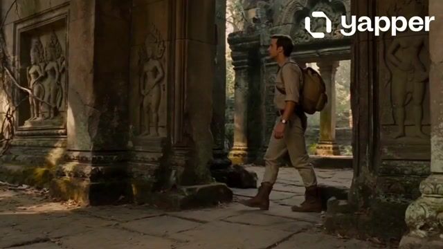 丛林神庙探险电影感视频