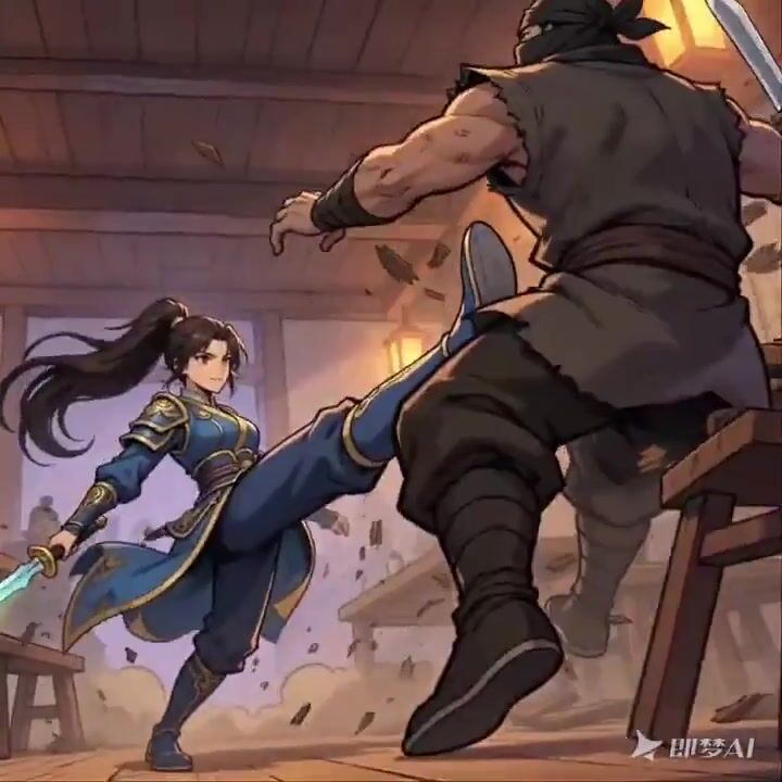 Martial Arts Fight Scene