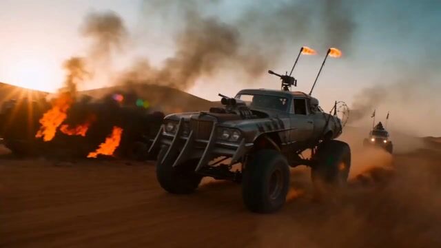 末日废土战车驰骋沙漠