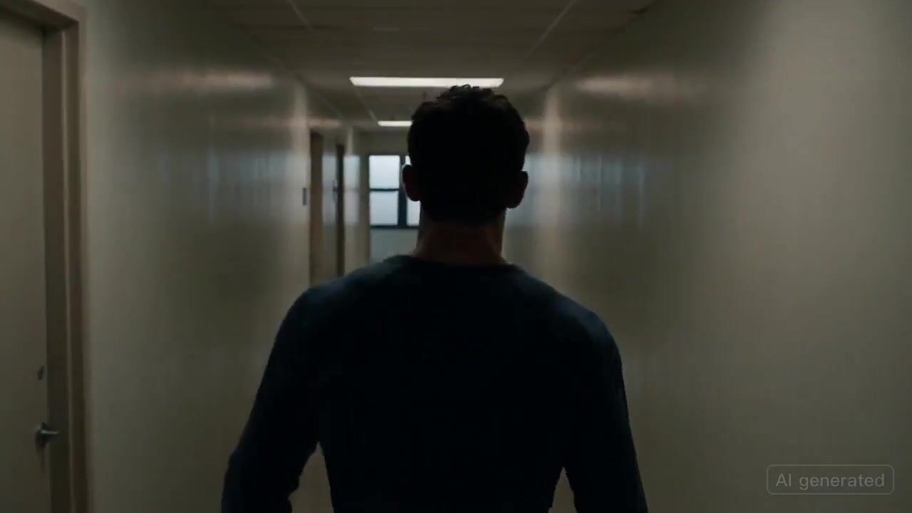 Cinematic Horror Corridor Scene