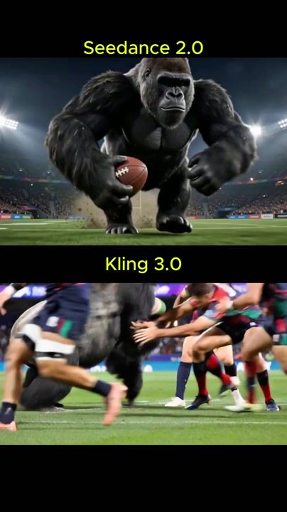 Rugby Match: Humans vs Silverback Gorillas