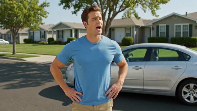 男人决定洗车提示